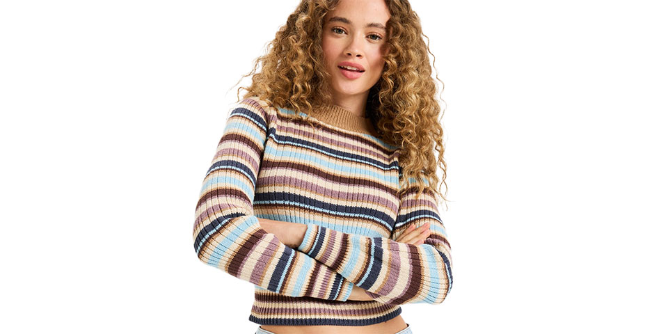 Playa Morning - Longsleeve croped sweat for women_1