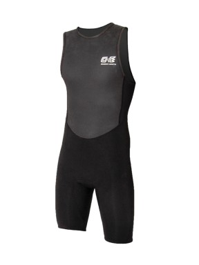 O&E Mens Heritage 2mm Back Zip Short John Wetsuit