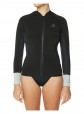 O&E Ladies Free Flex 1.5mm L/S Chest Zip Paddle Vest