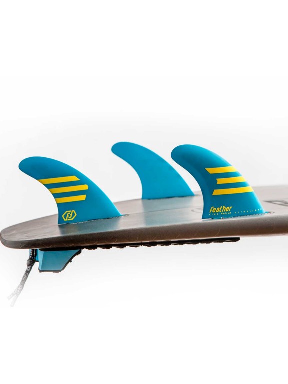 Quilhas Feather Fins Ultralight Medium Thruster - S2 Quilhas Feather Fins Ultralight Medium Thruster - S2