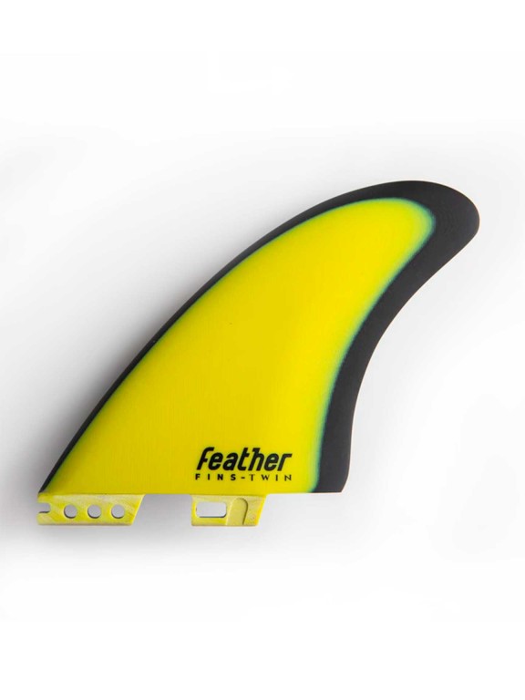 Quilhas Feather Fins Twin Modern Keel Medium - S2 Quilhas Feather Fins Twin Modern Keel Medium - S2