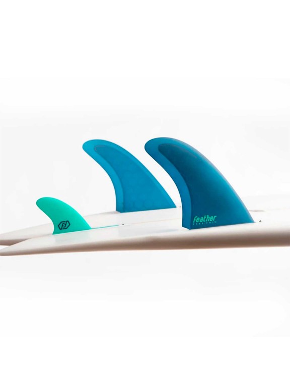 Quilhas Feather Fins A.I. Twin 2+1 Large - S2 Quilhas Feather Fins A.I. Twin 2+1 Large - S2