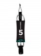 Shapers 5'0 Grom  Black/White Leash