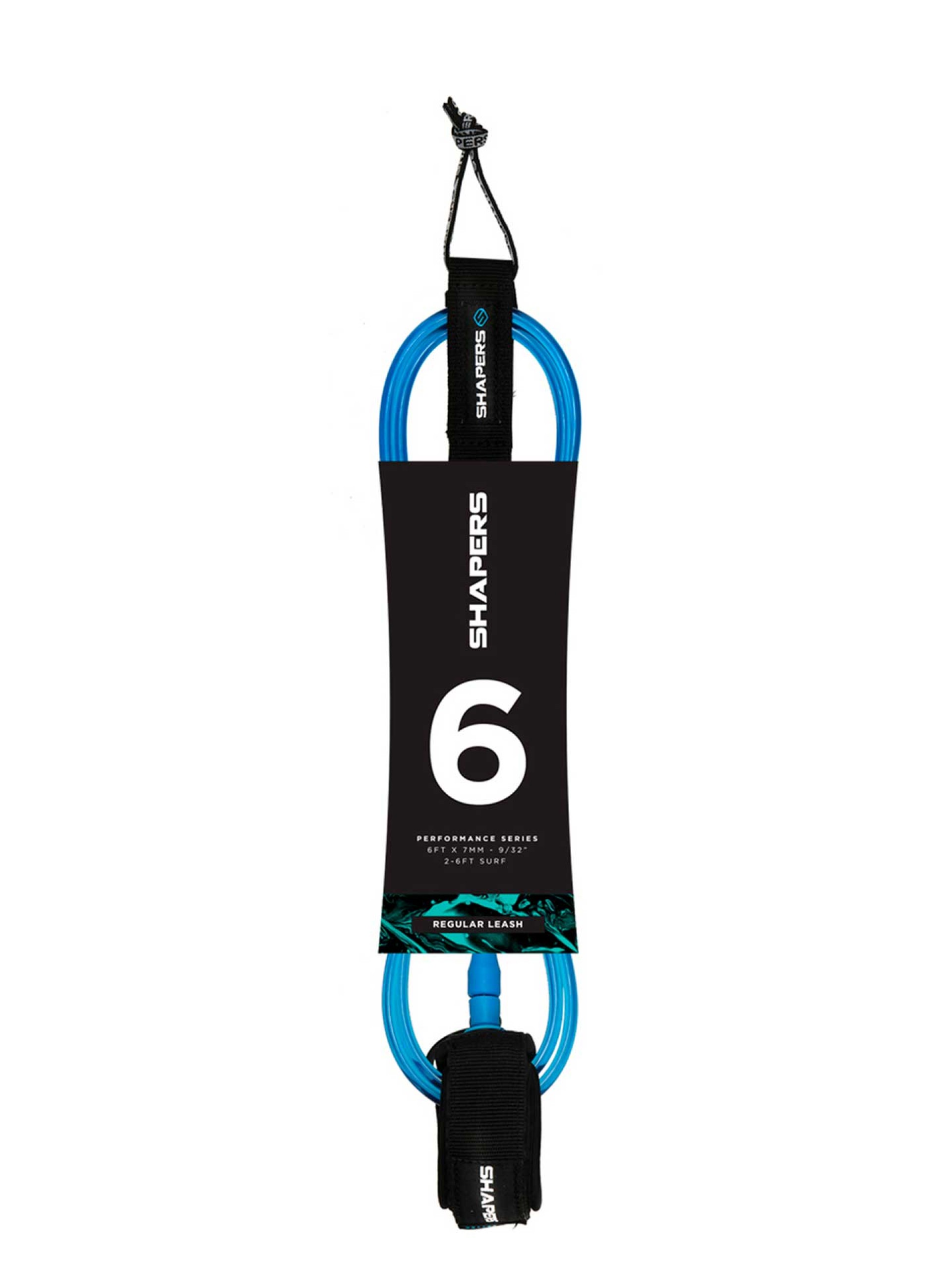 Shapers 6'0 Regular Blue Leash