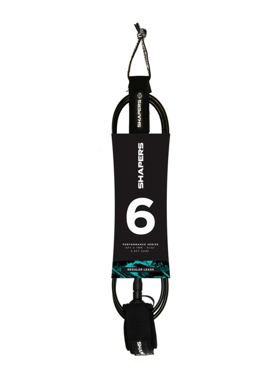 Shapers 6'0 Regular Black Leash Shapers 6'0 Regular Black Leash