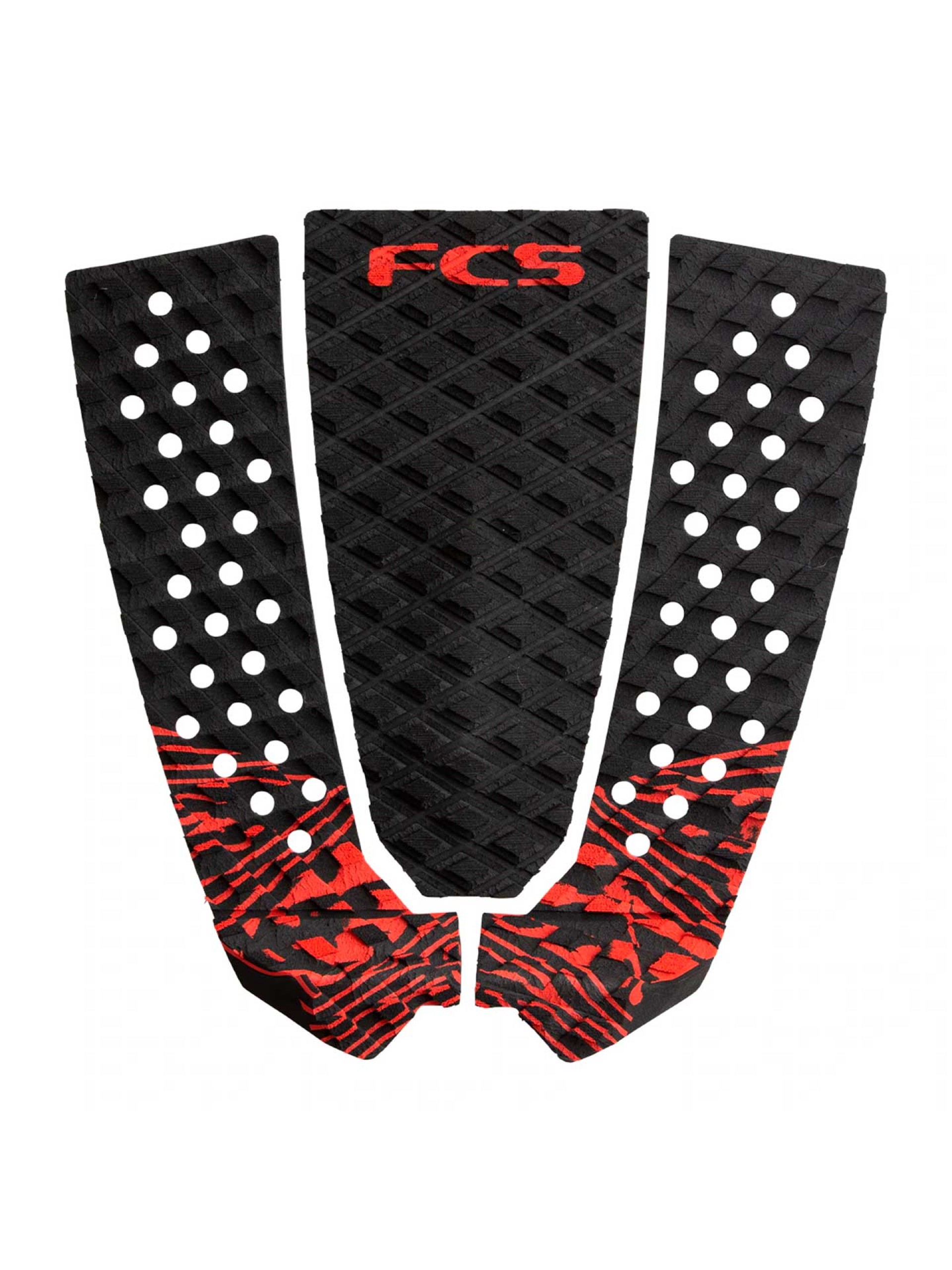 FCS Filipe Toledo Traction 3 Piece Tail Pad