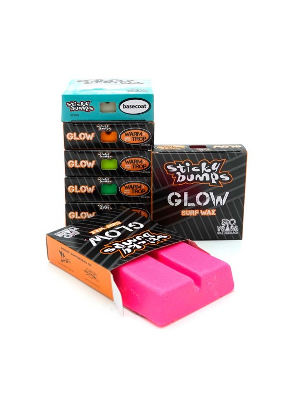 Sticky Bumps Day Glo Warm/Tropical Wax Sticky Bumps Day Glo Warm/Tropical Wax