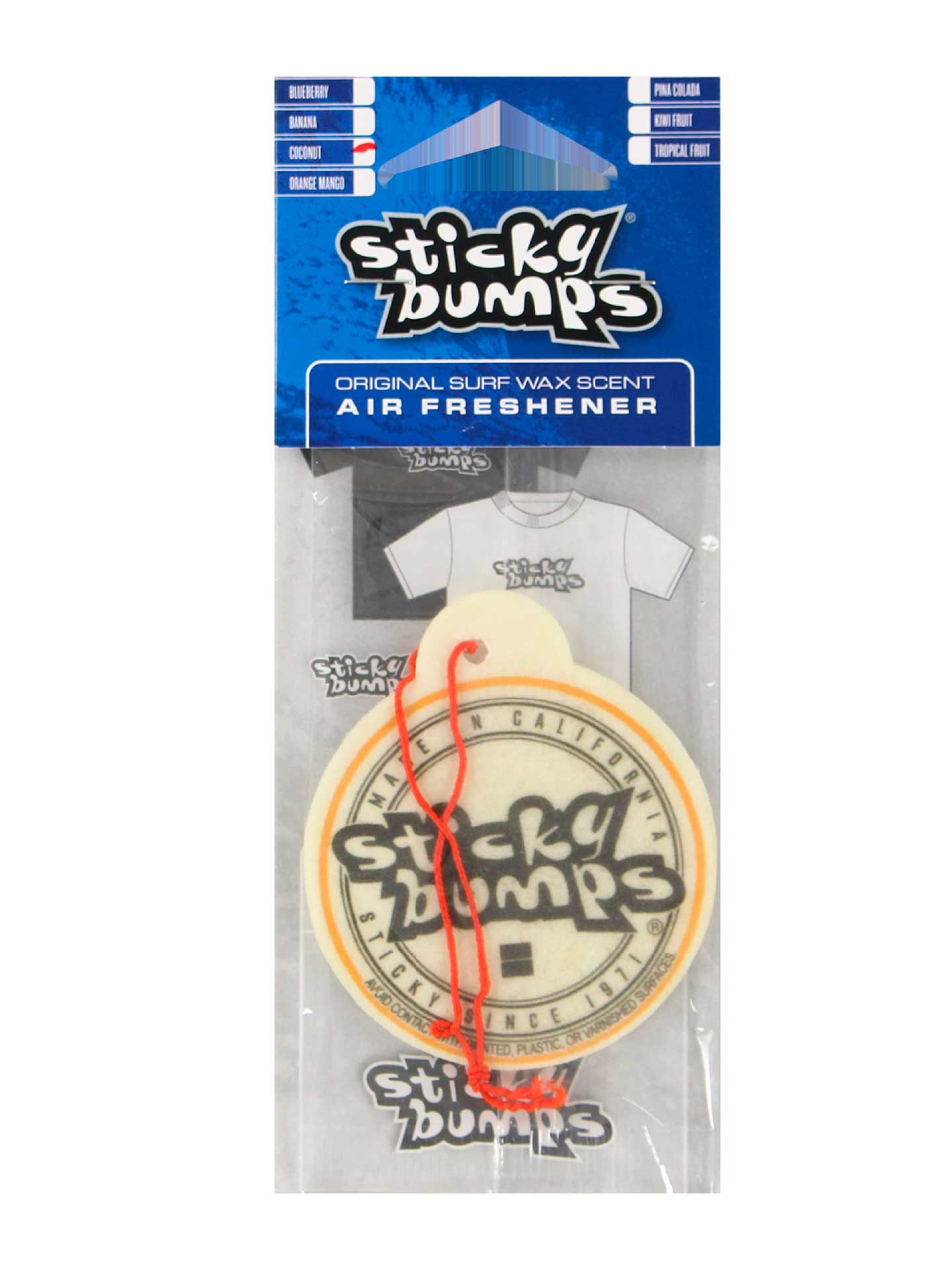 Sticky Bumps Stamp Logo Coconut Air Freshener