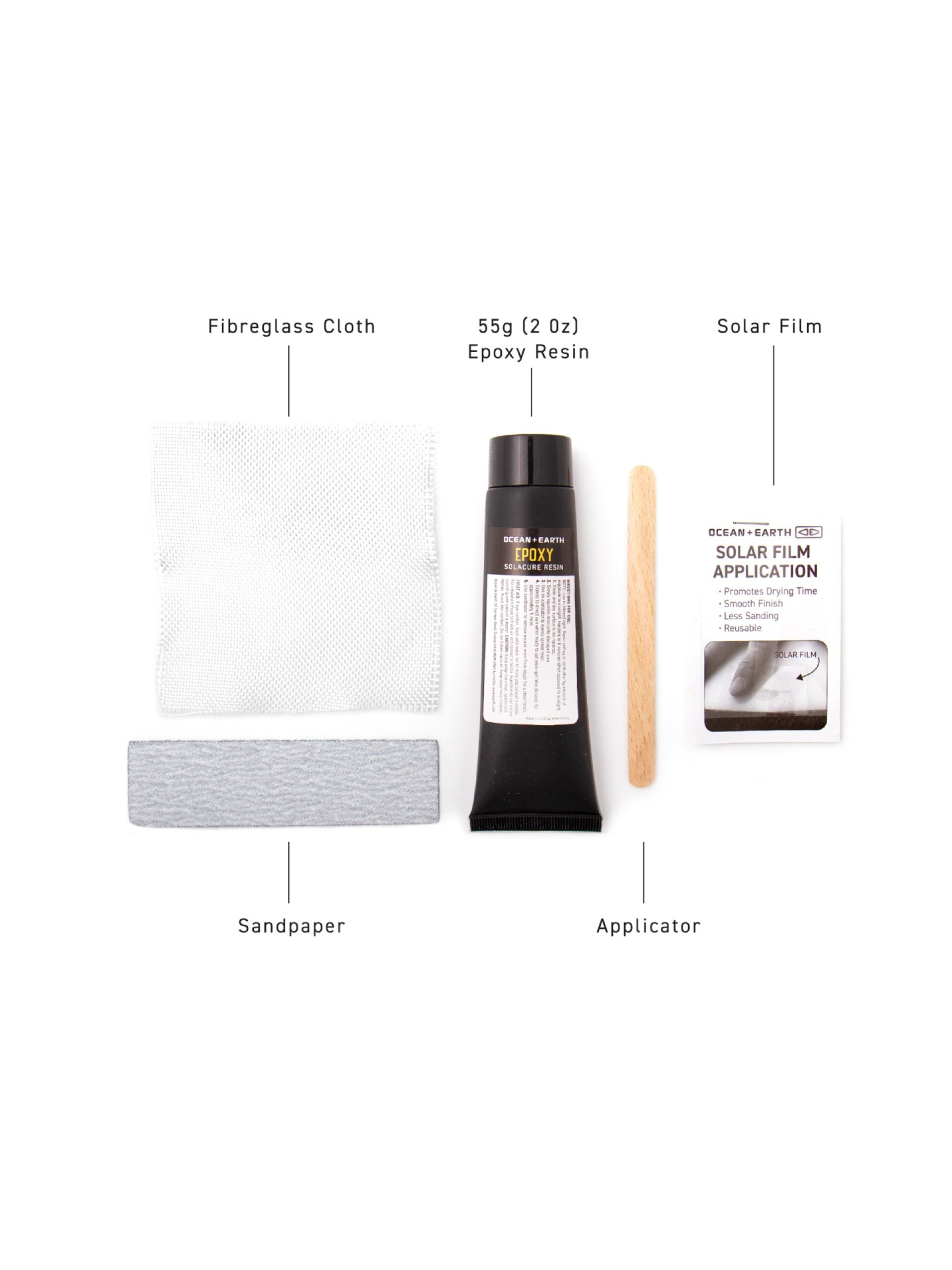 Ocean & Earth UV Epoxy Resin 2Oz Surfboard Repair Kit