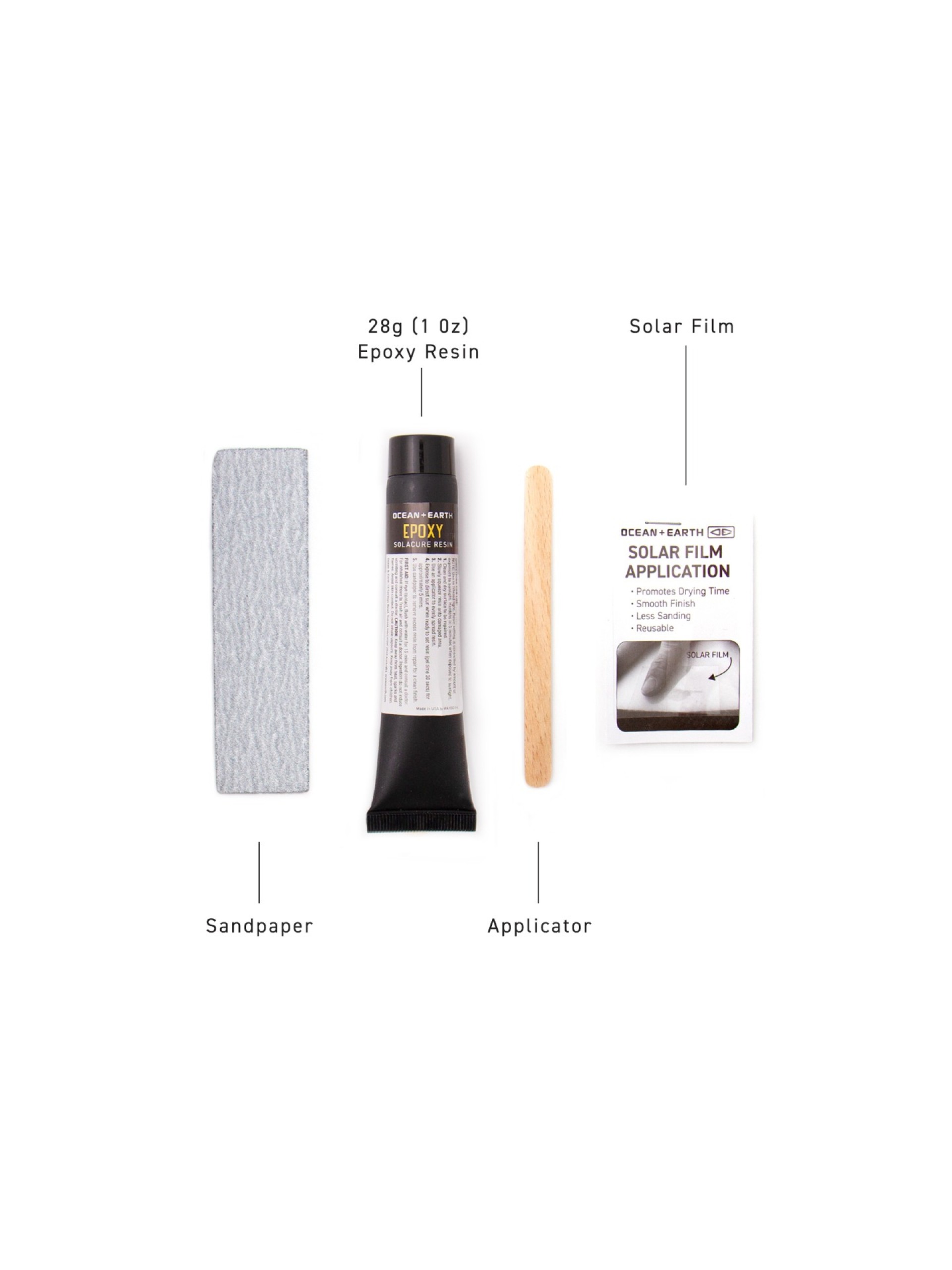 Kit de Reparação Ocean & Earth UV Solarcure Epoxy Resin 1Oz