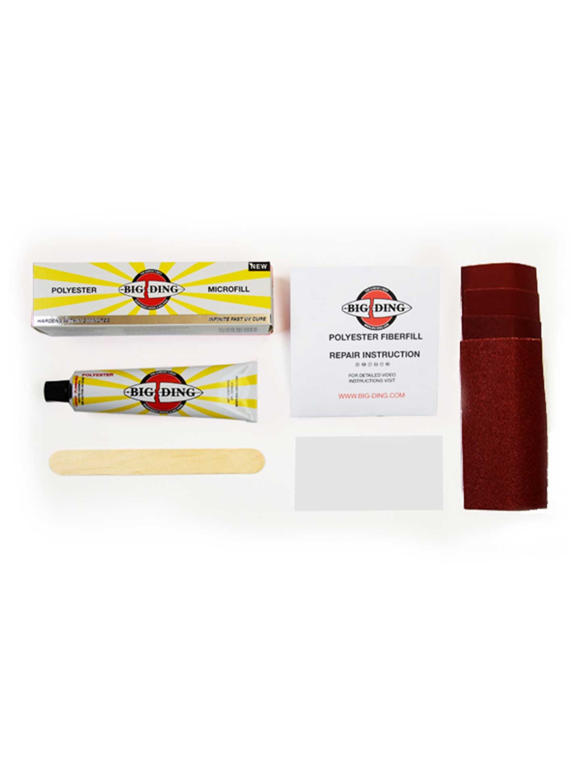 Big Ding UV Cure Polyester Microfill Surfboard Repair Kit