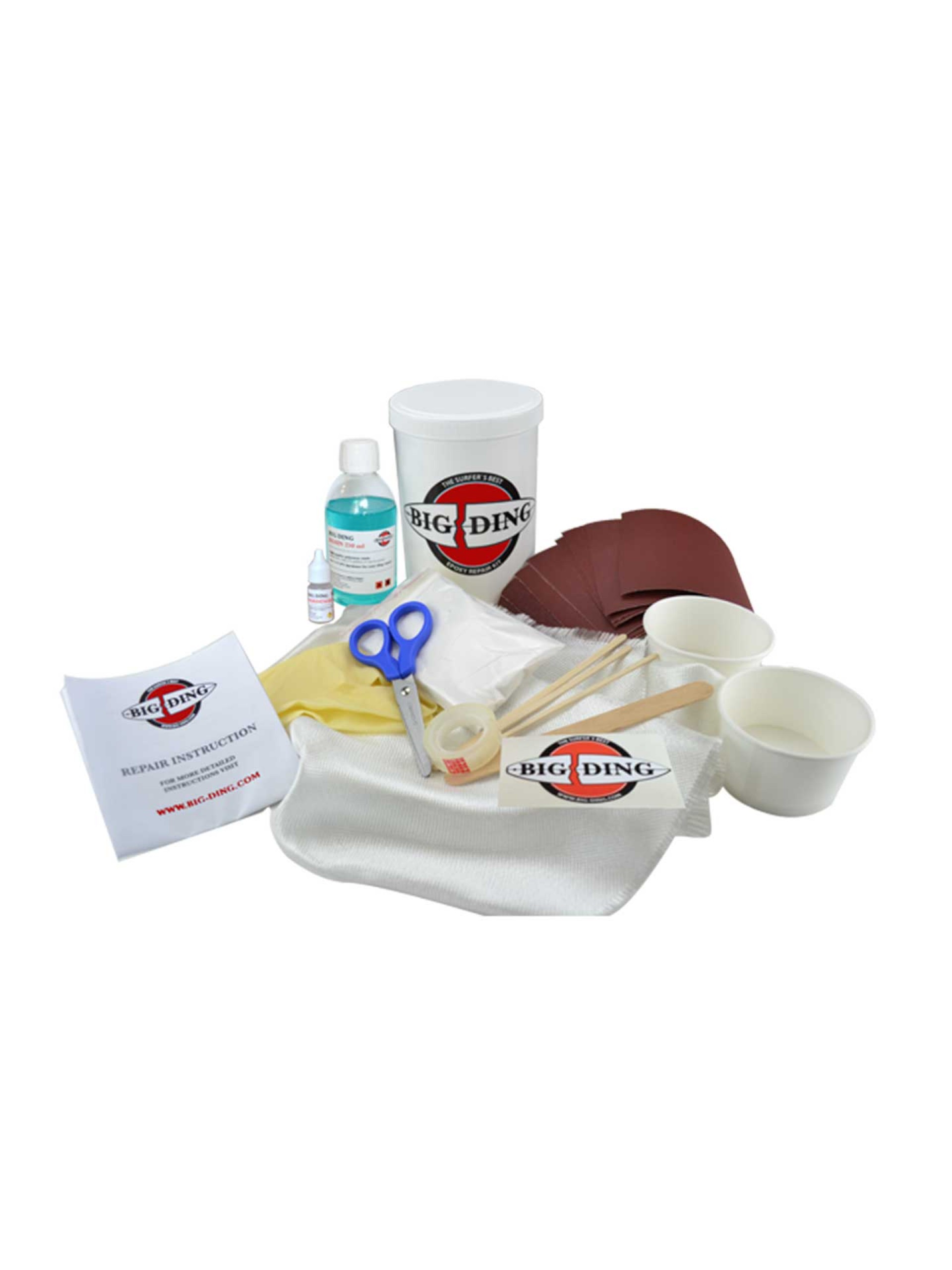 Big Ding Polyester X-Pro Surfboard Repair Kit