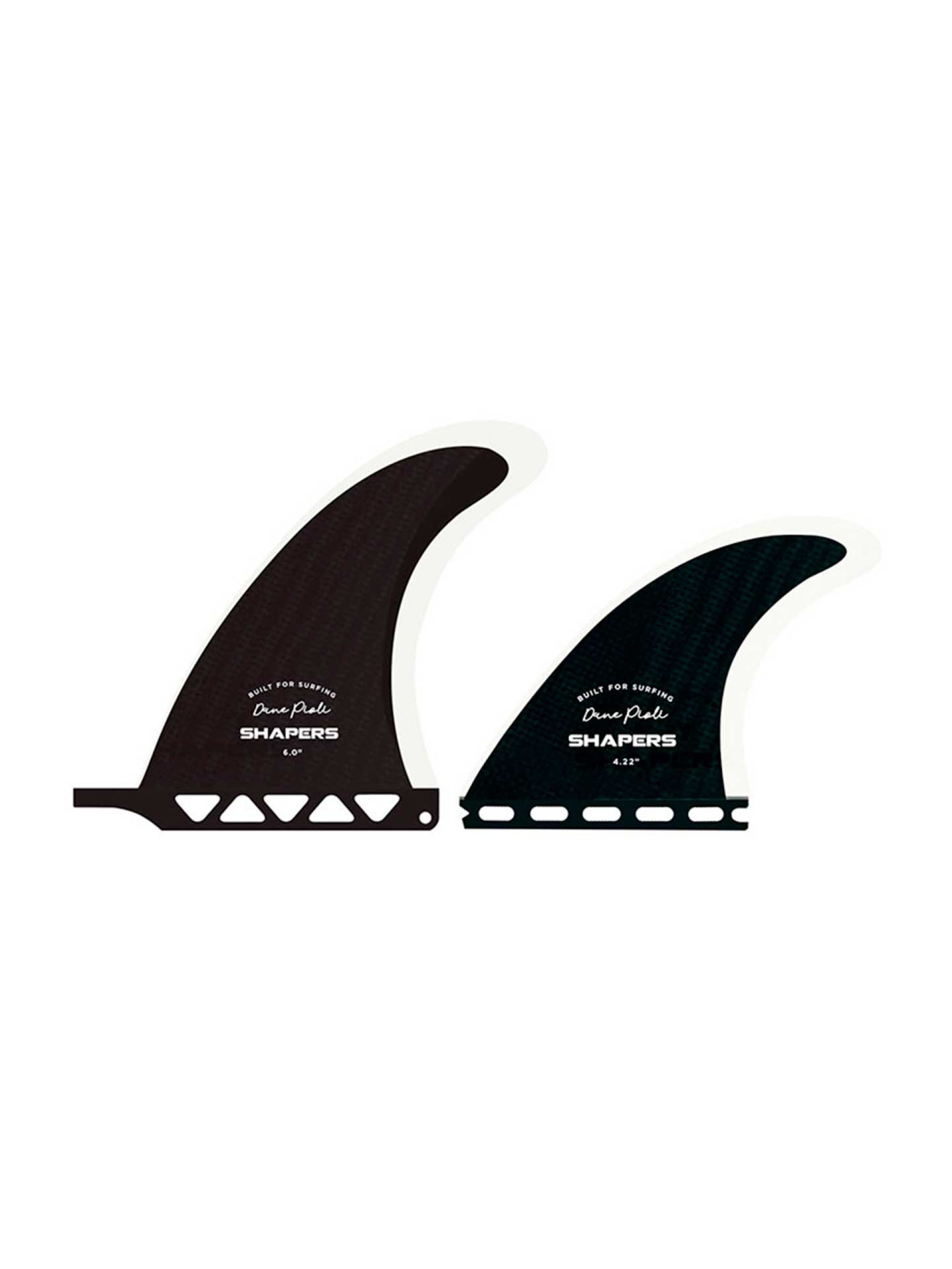 Shapers Dane Pioli 6" 2+1 Fins - Single tab