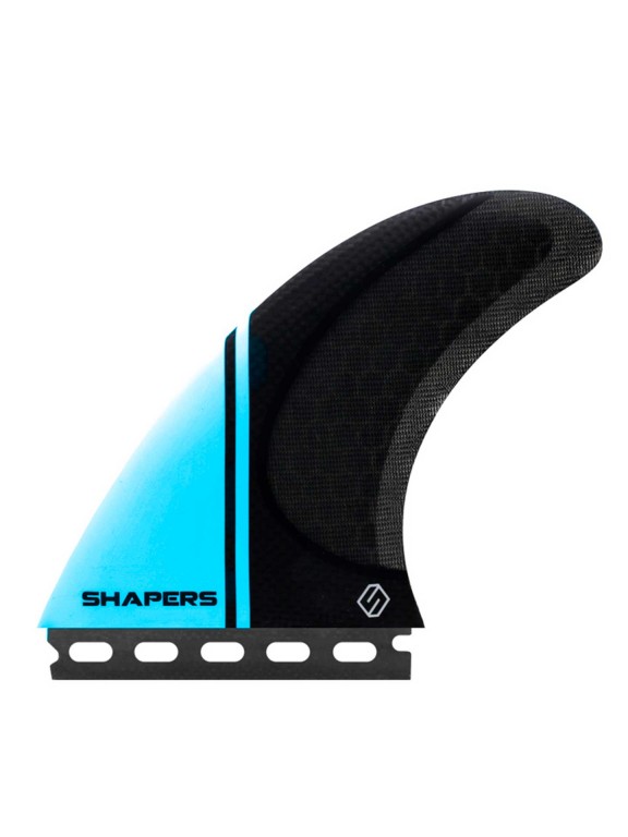 Quilhas Shapers Carbon Stealth XLarge Thruster - Single tab Quilhas Shapers Carbon Stealth XLarge Thruster - Single tab