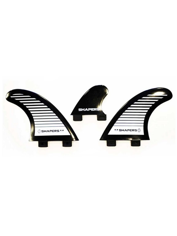 Quilhas Shapers Fibreflex River Medium Thruster - Dual tab Quilhas Shapers Fibreflex River Medium Thruster - Dual tab