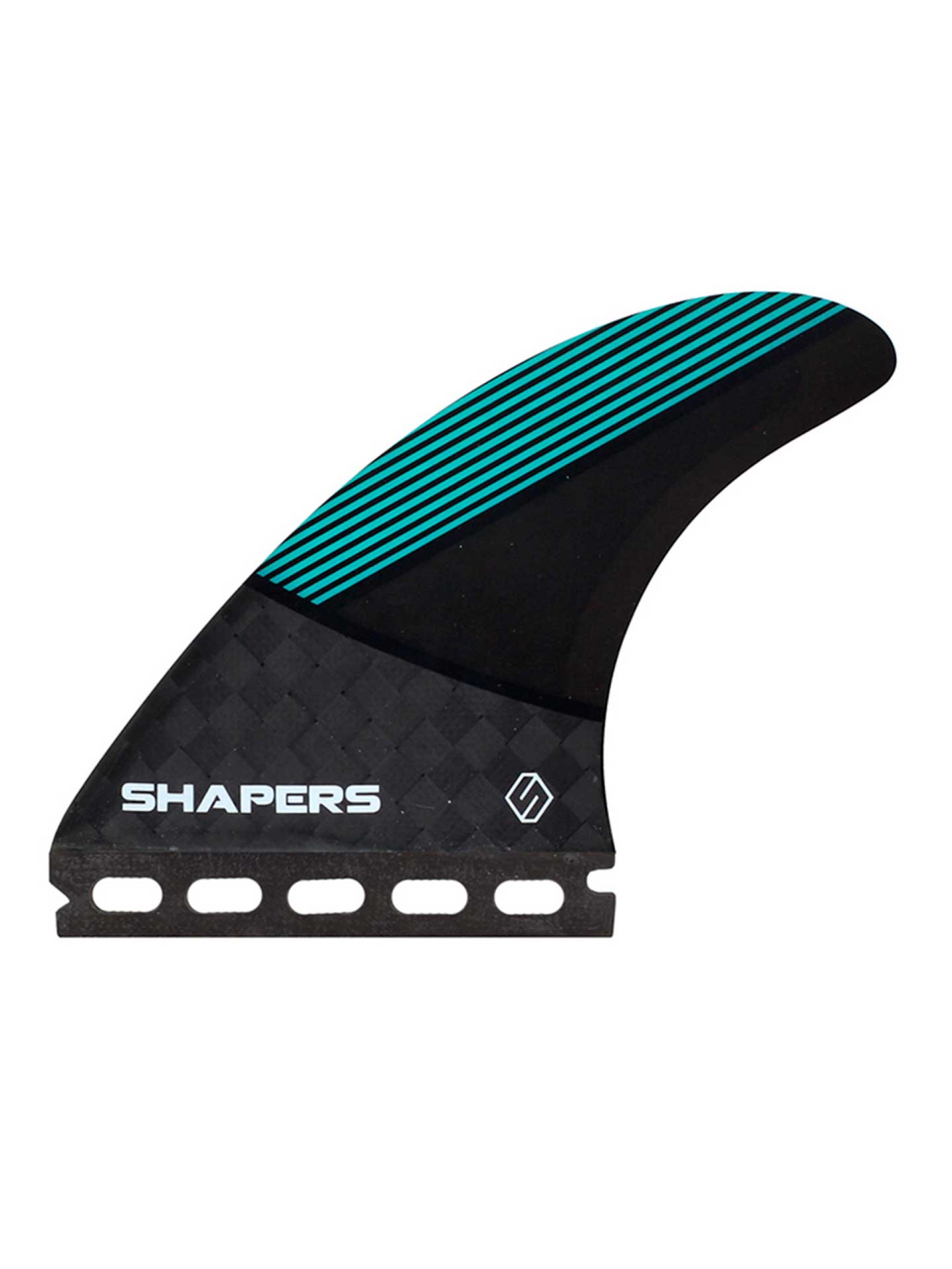 Shapers Carvn Medium Thruster Fins- Single tab