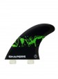 Quilhas Shapers Core-Lite Small 6 Fin - Dual tab