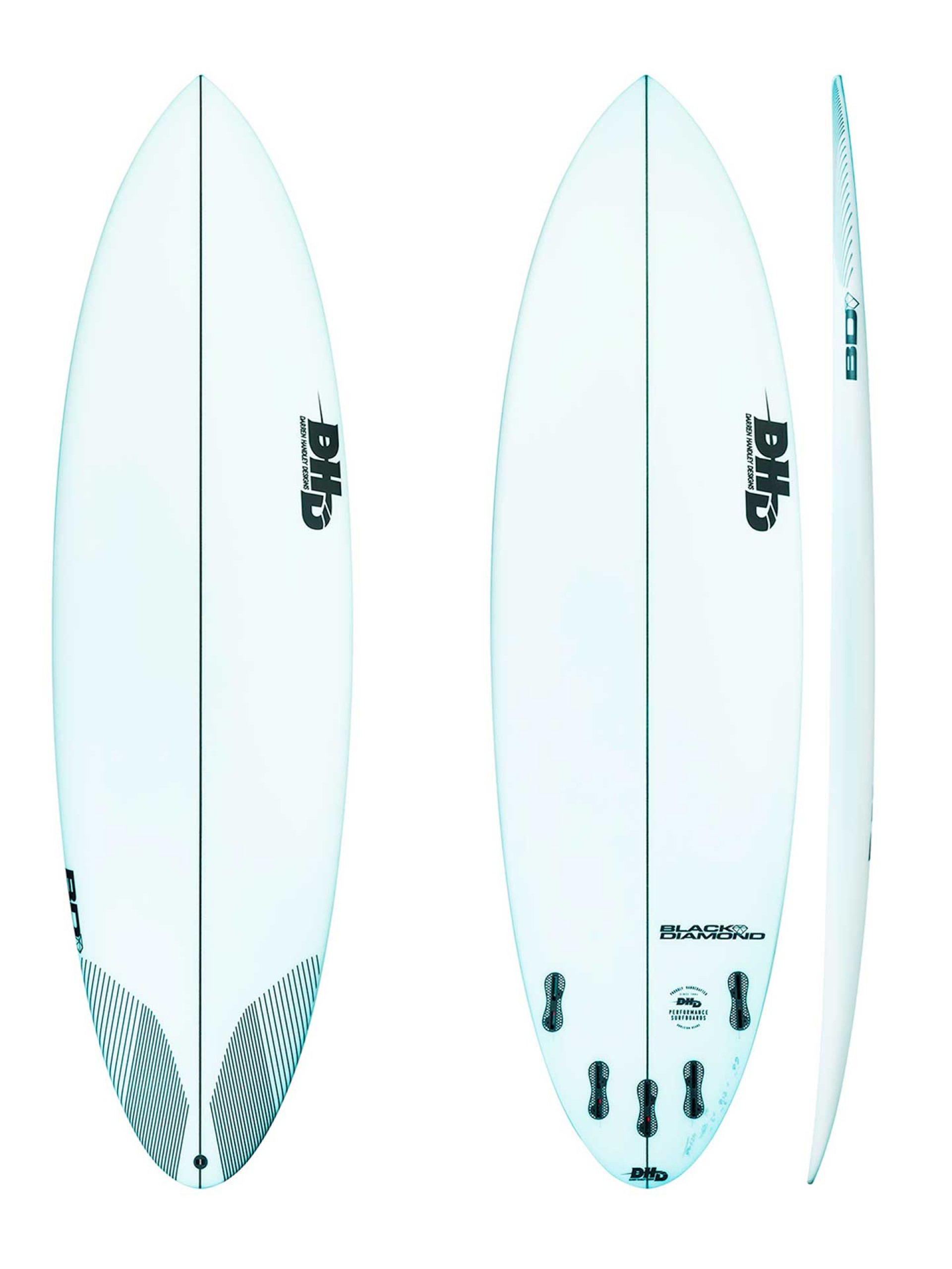 Prancha de Surf DHD Black Diamond 5'8" FCS II