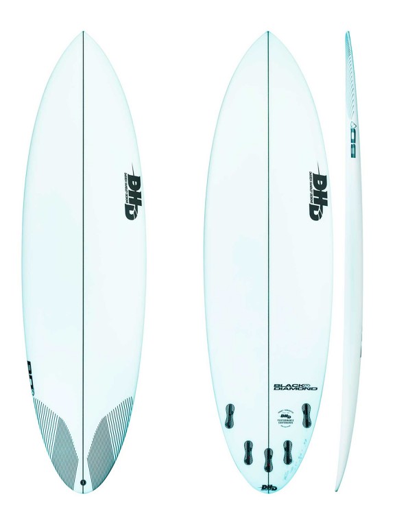 Prancha de Surf DHD Black Diamond 5'10" Futures Prancha de Surf DHD Black Diamond 5'10" Futures
