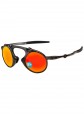 Oakley Madman Dark Carbon/ Ruby Iridium Polarized Sunglasses