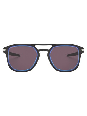 Oakley Latch Alpha Matte Black W/Prizm Grey W/ Sapphire Alt Iri Sunglasses