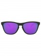 Oakley Frogskins Matte Black w/ Prizm Violet Sunglasses