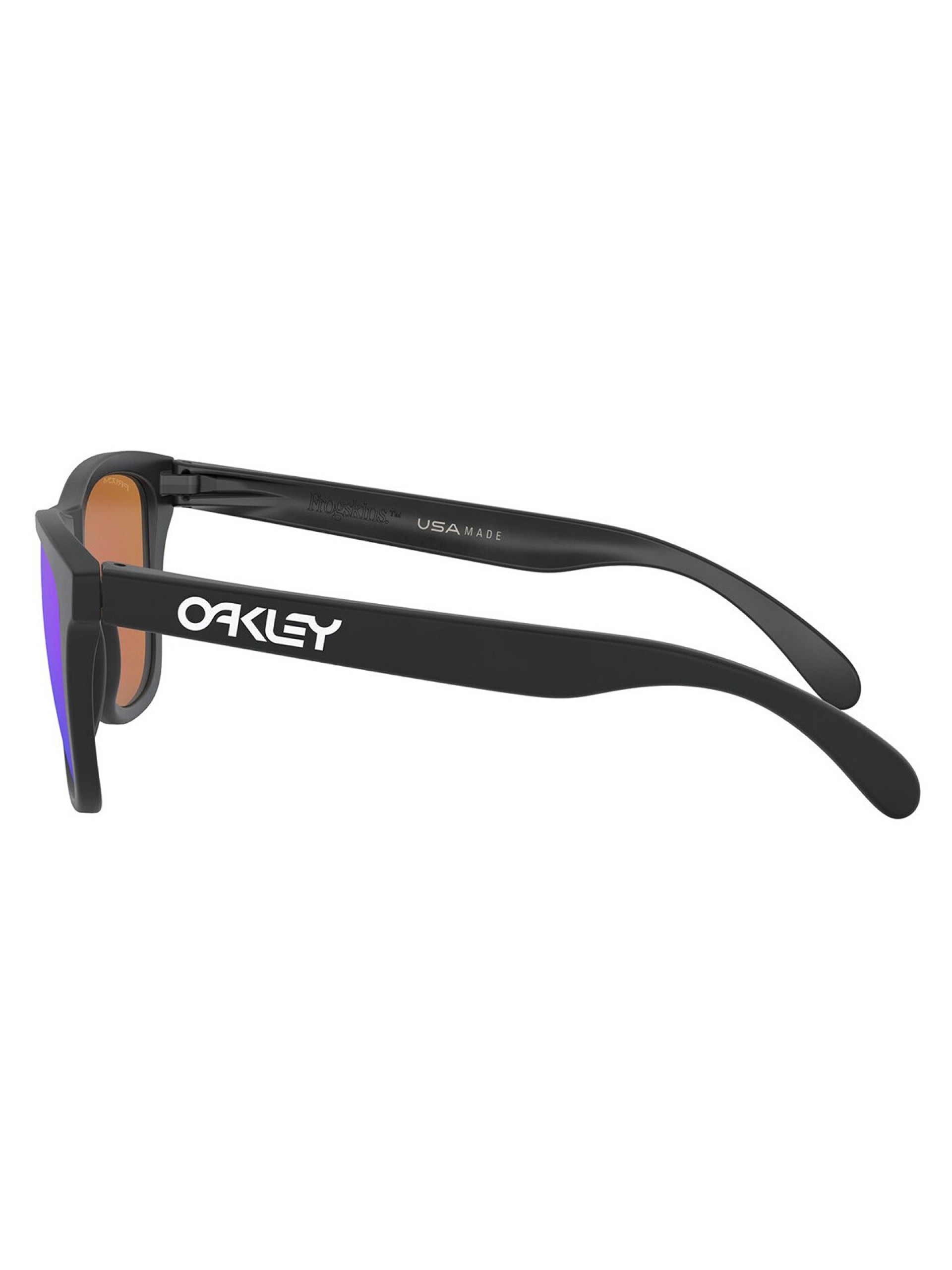 Oakley Frogskins Matte Black w/ Prizm Violet Sunglasses