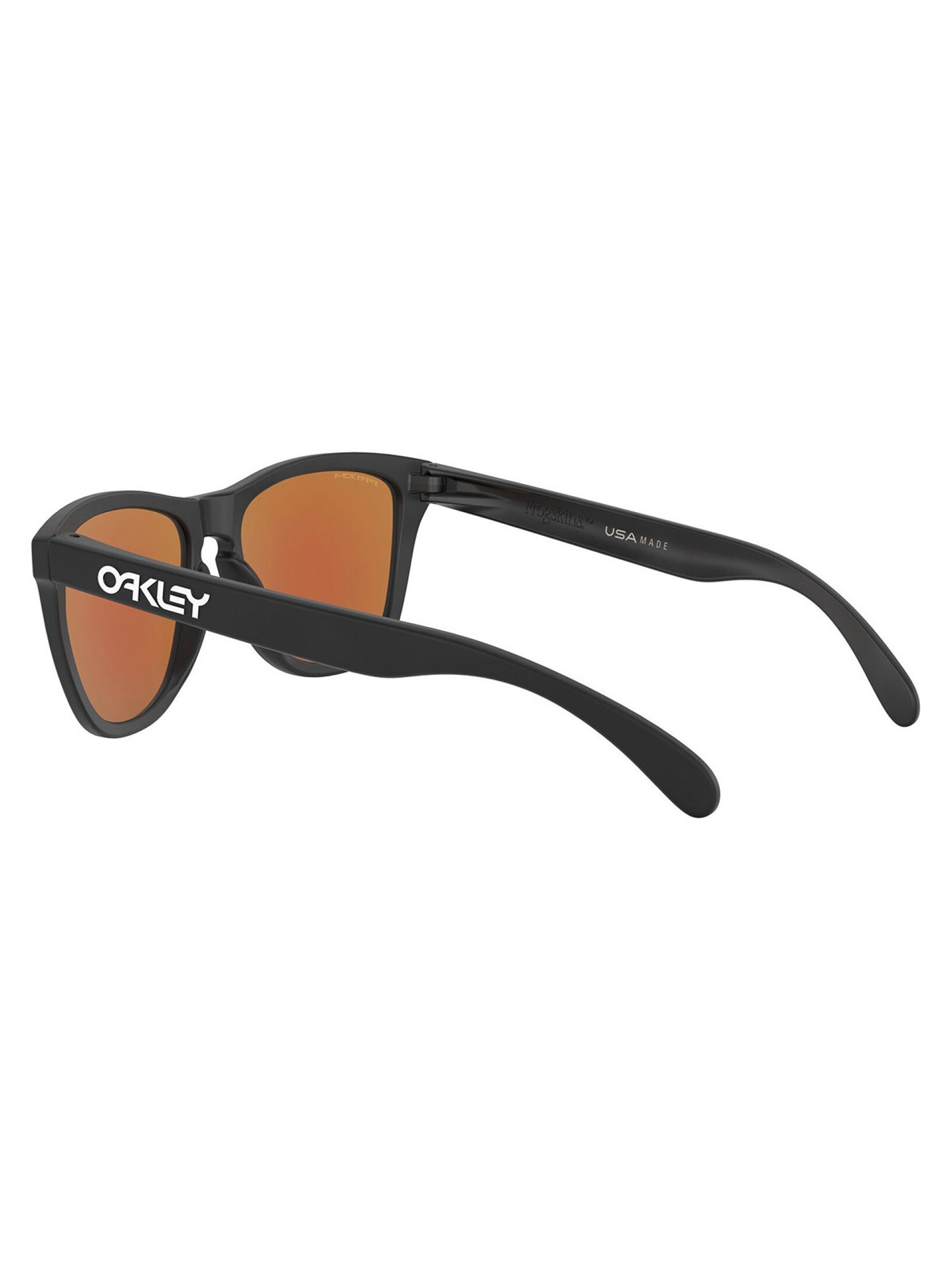 Oakley Frogskins Matte Black w/ Prizm Violet Sunglasses