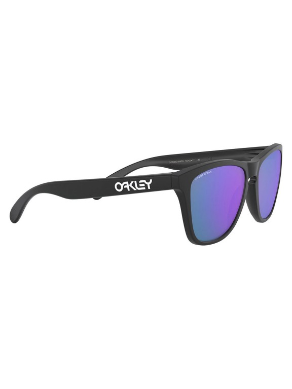 Oakley Frogskins Matte Black w/ Prizm Violet Sunglasses