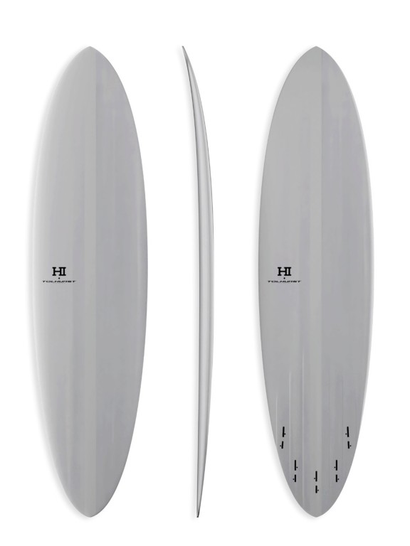 Prancha de Surf Mid 6 7'0" FCS II Thunderbolt Red Prancha de Surf Mid 6 7'0" FCS II Thunderbolt Red