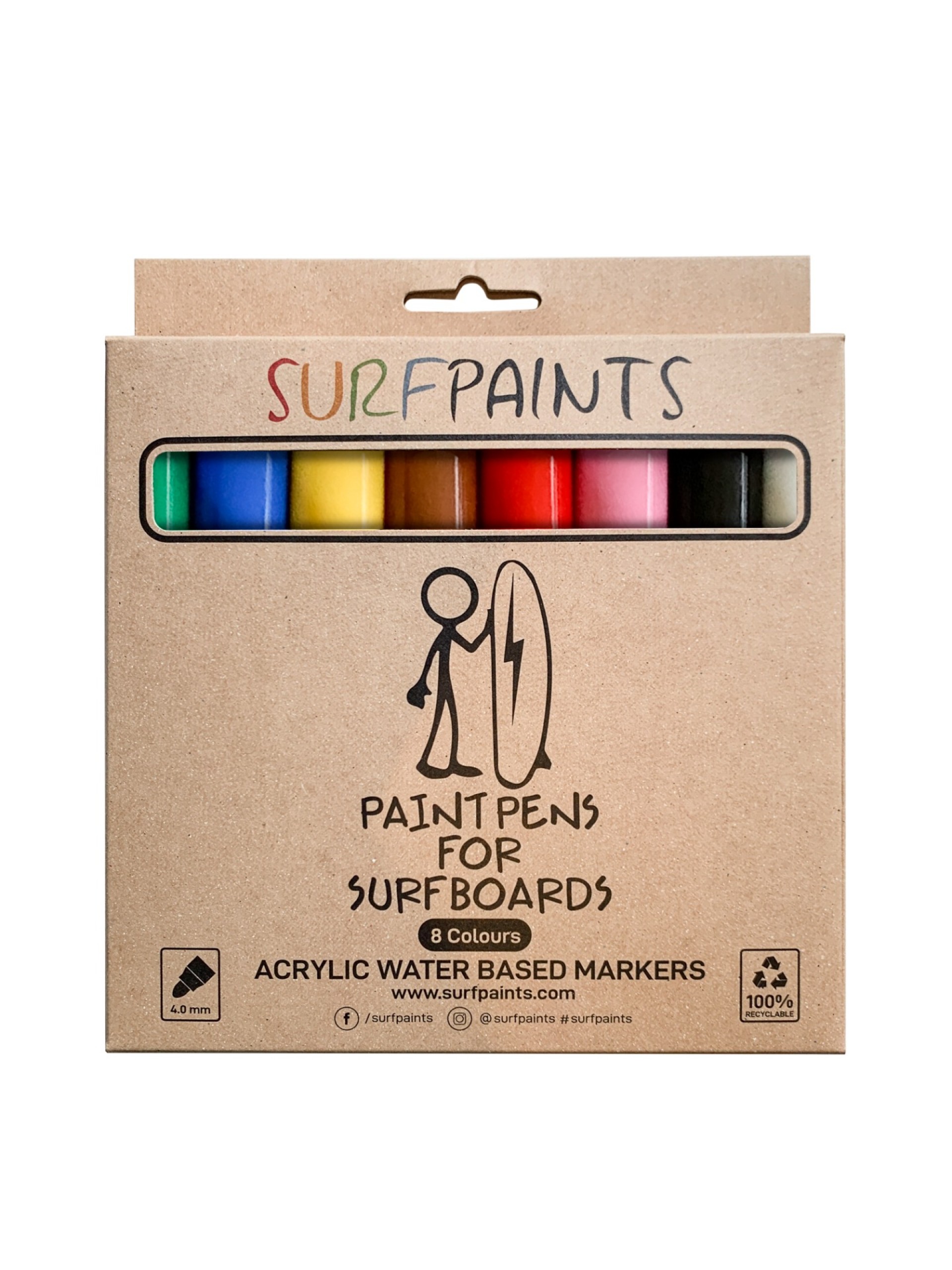 Canetas Surf Paints Primary