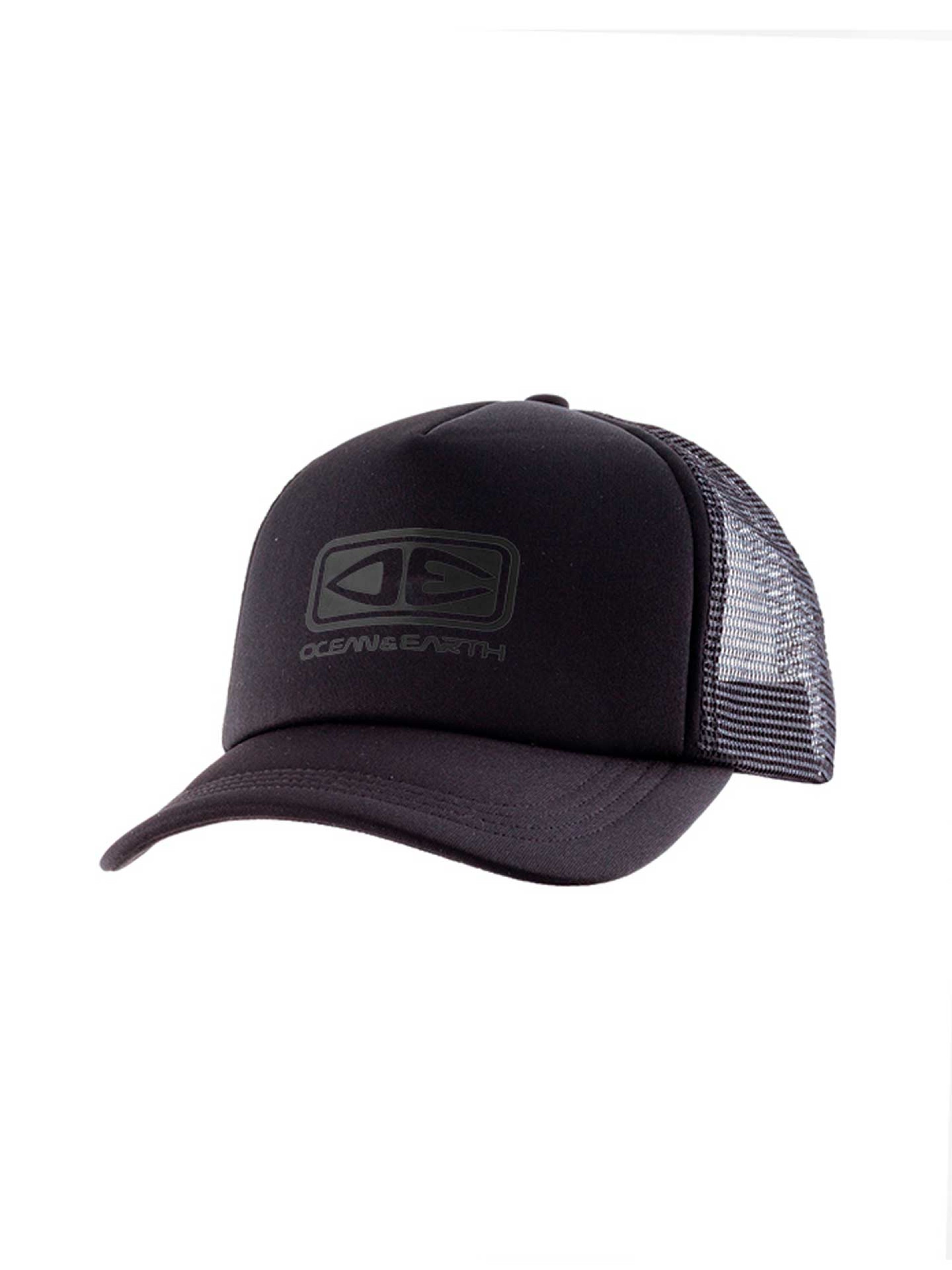 Ocean & Earth Black Jack Trucker Cap