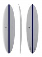 Mid 6 7'10" FCS II Surfboard Thunderbolt Red