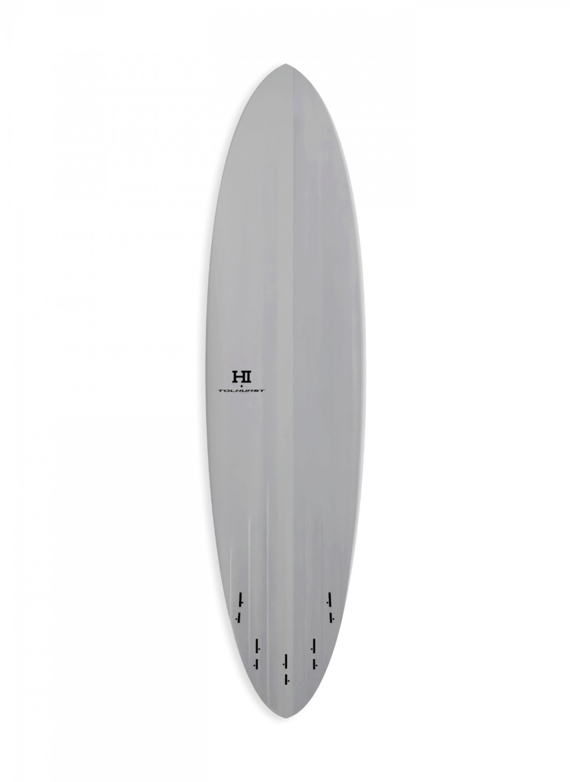 Mid 6 7'6" FCS II Surfboard Thunderbolt Red