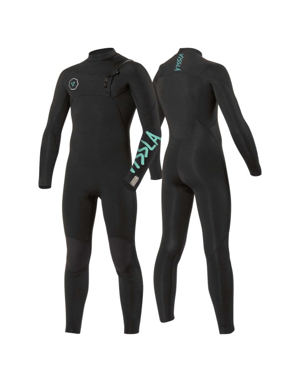 Fato de Surf Vissla 7 Seas 4 3 Chest Zip Fato de Surf Vissla 7 Seas 4 3 Chest Zip