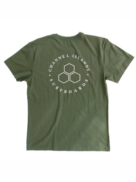 T-Shirt Channel Islands Hex Circle 2.0 S/S T-Shirt Channel Islands Hex Circle 2.0 S/S