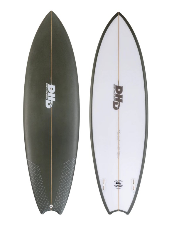 DHD MF Twin 5'8" Futures Surfboard