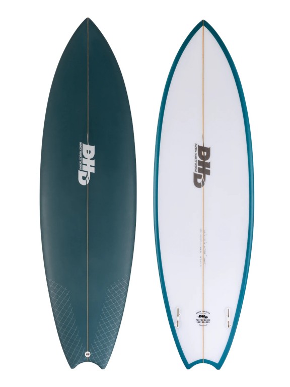 DHD MF Twin 5'10" FCS II Surfboard