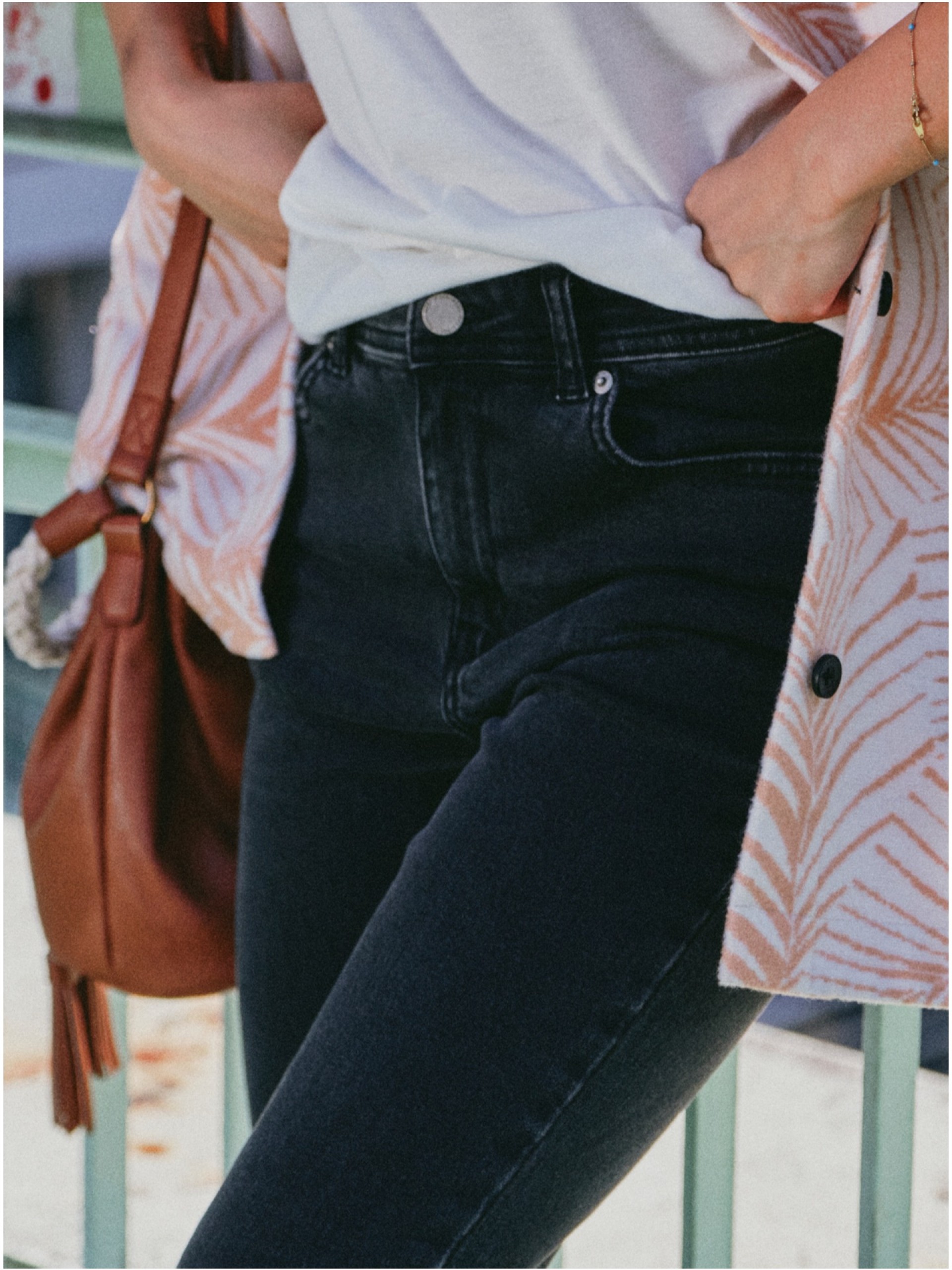 Roxy Night Away Black Mid Pants