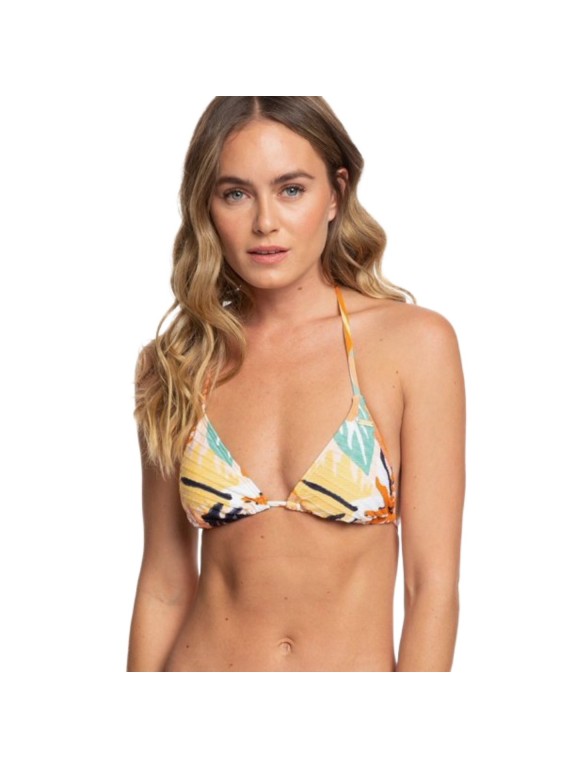 Biquni Top Roxy Swim The Sea Tiki Triangle