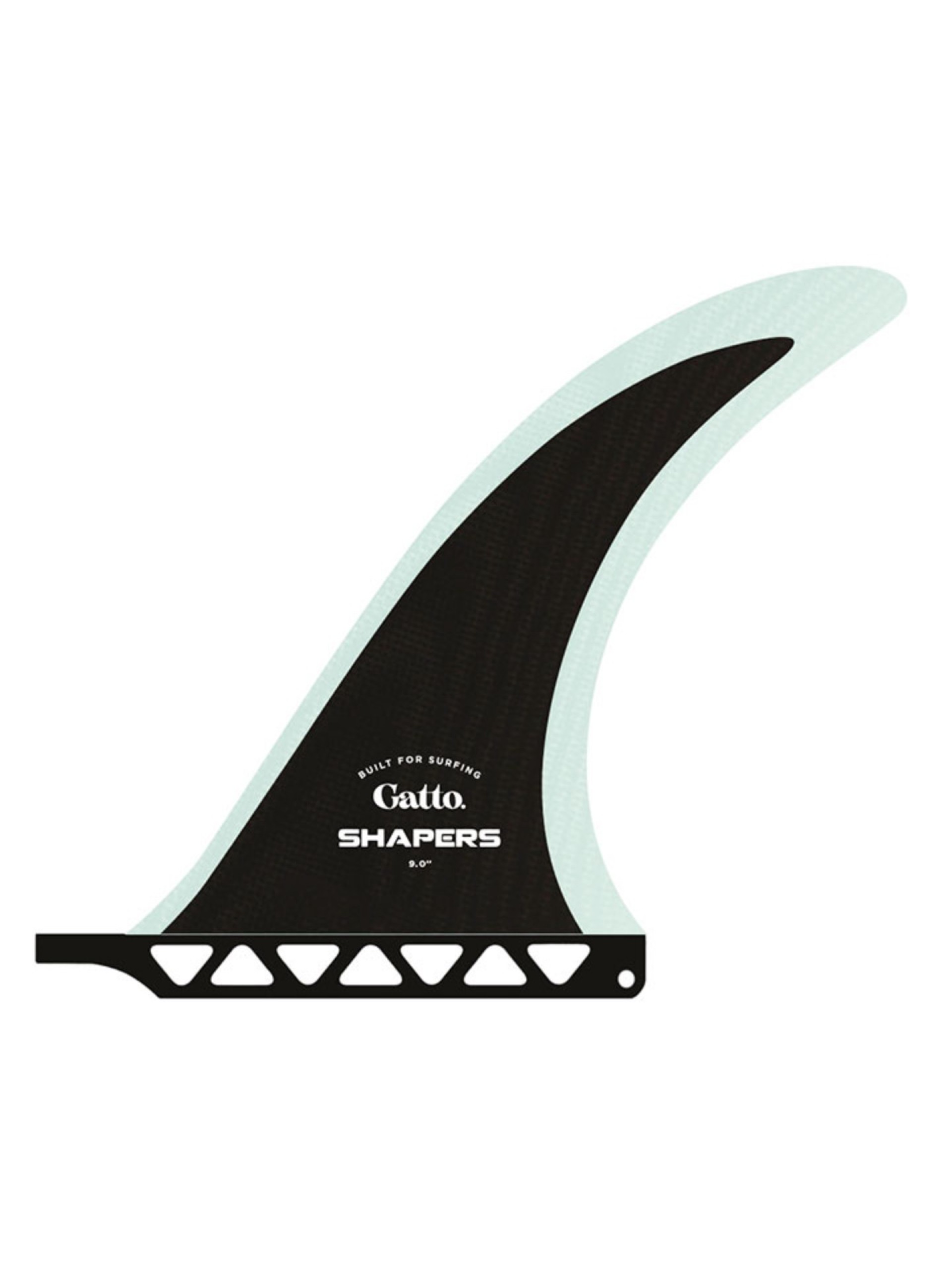 Shapers Gatto 9" Box Fin - Longboard