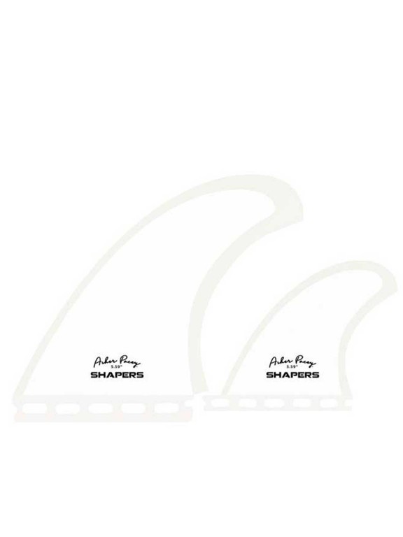 Quilhas Shapers Asher Pacey 5.59" Twin - Single tab Quilhas Shapers Asher Pacey 5.59" Twin - Single tab