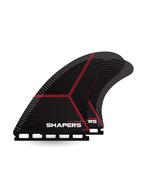 Shapers C.A.D. Airlite Medium Quad Fins - Single tab Shapers C.A.D. Airlite Medium Quad Fins - Single tab