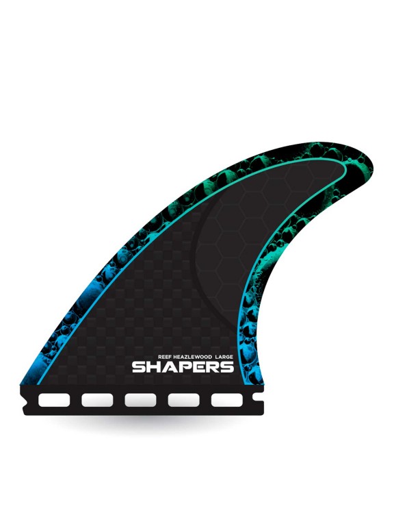 Quilhas Shapers Reef Heazlewood Pro Series Large Thruster - Single tab Quilhas Shapers Reef Heazlewood Pro Series Large Thruster - Single tab