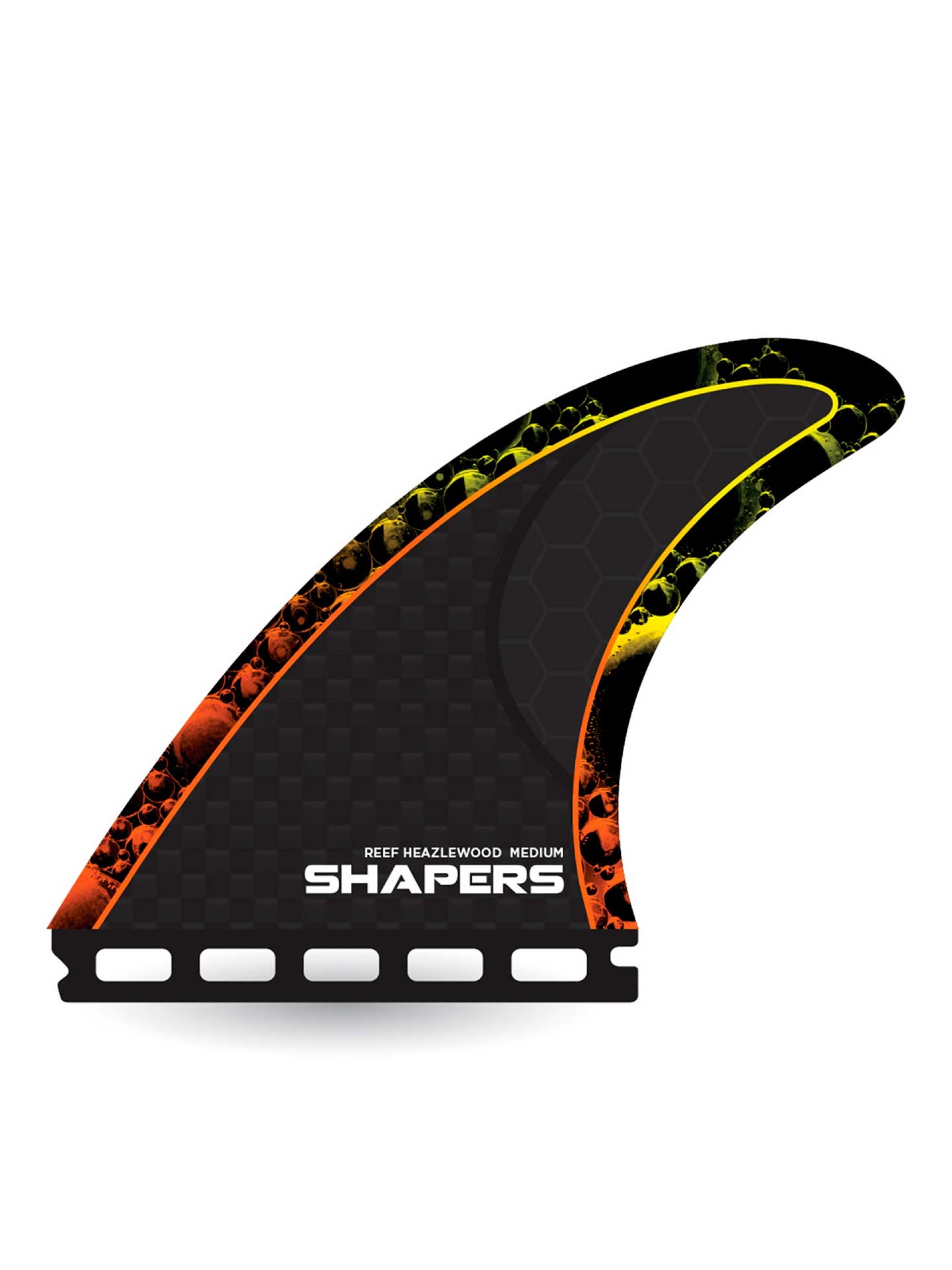 Quilhas Shapers Reef Heazlewood Pro Series Medium Thruster - Single tab