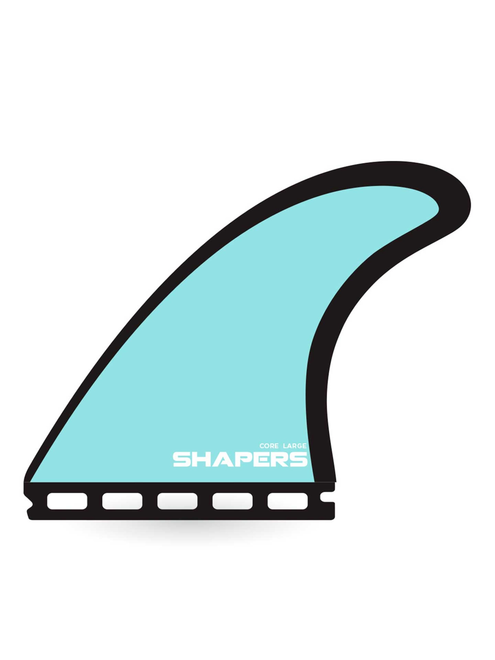 Shapers Core Series Large Thruster Fins - Single tab