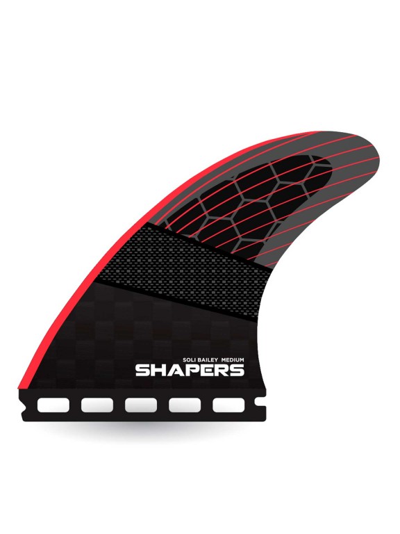 Quilhas Shapers Soli Bailey Spectrum Medium Thruster - Single tab Quilhas Shapers Soli Bailey Spectrum Medium Thruster - Single tab