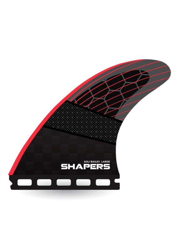 Shapers Soli Bailey Spectrum Large Thruster Fins - Single tab Shapers Soli Bailey Spectrum Large Thruster Fins - Single tab