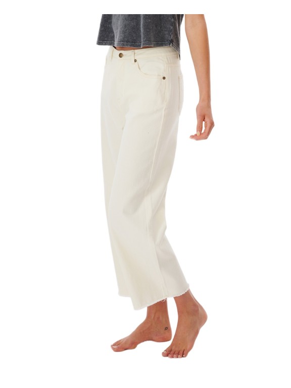 Calças Rip Curl Sparrows Crop Wide Leg Calças Rip Curl Sparrows Crop Wide Leg