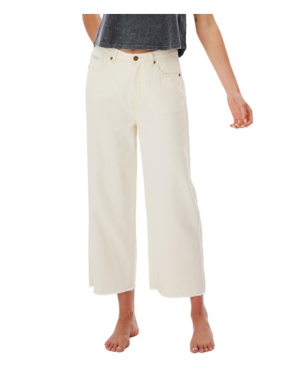 Calças Rip Curl Sparrows Crop Wide Leg Calças Rip Curl Sparrows Crop Wide Leg